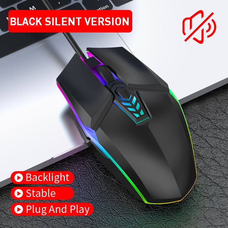S700 Desktop Optical Mouse, USB, 6 Buttons, DPI Adjustment, LED light