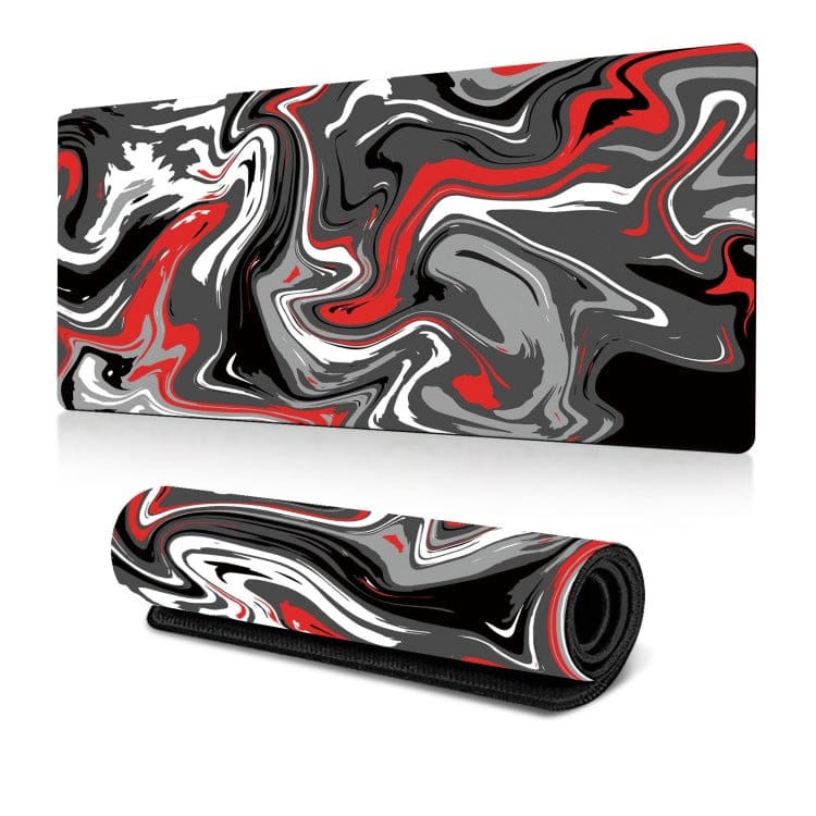 Large Abstract Desktop Mouse/Keyboard Pad, Non-Slip, 900x400mm