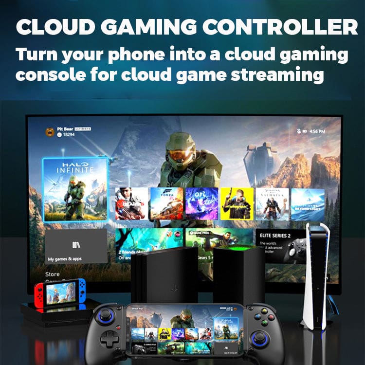BSP D10 Expandable Wireless Controller for PC, Android Phone, iPhone, Switch, PS3/4