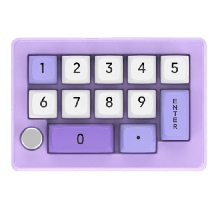 MKESPN Mechanical USB Macro Number/Gaming Keypad, LED, Volume Knob