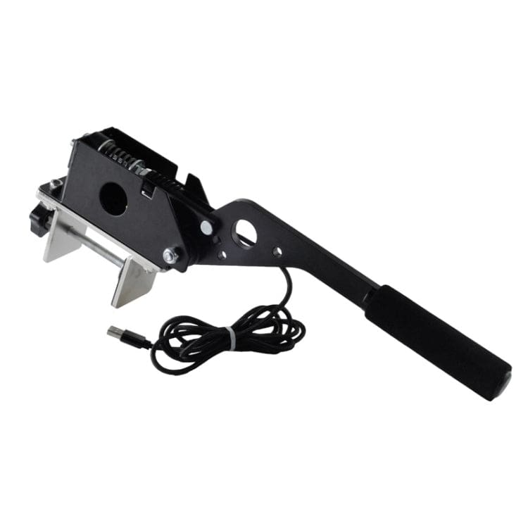 USB Handbrake for PC with Desk Clamp, Aluminium and Steel