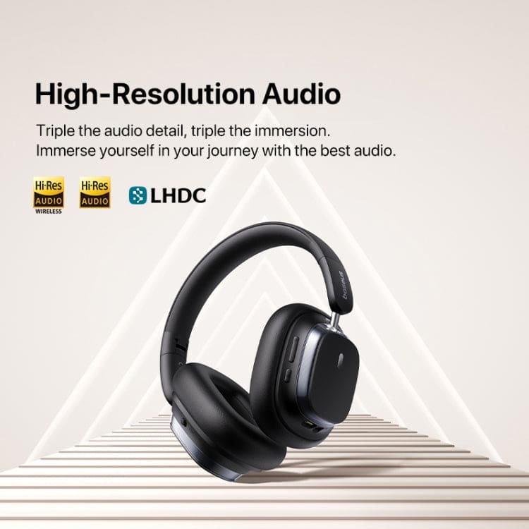 Baseus Bowie H1s Wireless Headphones, Wired or Wireless, ANC, App Configuration