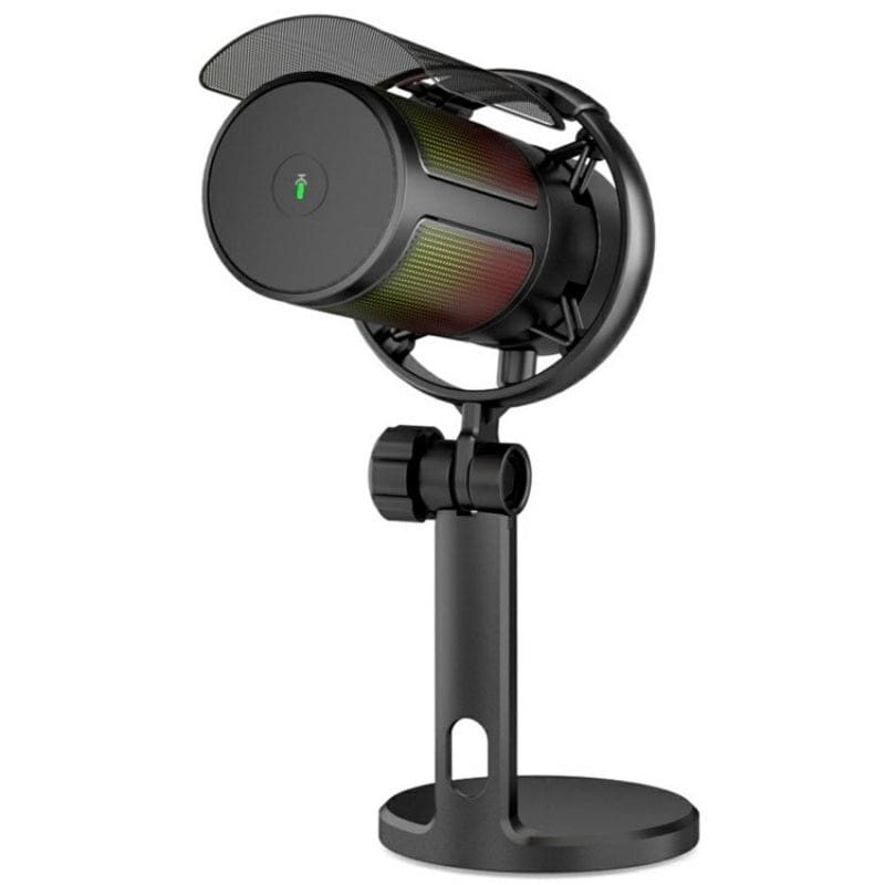ME6P Desktop Gaming/Streaming Cardioid Microphone, LED Light