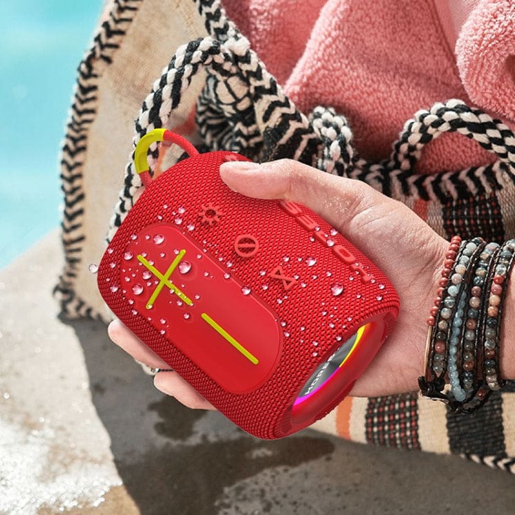 Hopestar P32 Mini 5W Bluetooth Speaker, 1800mAh Battery, TWS, LED Light, Bass Chamber