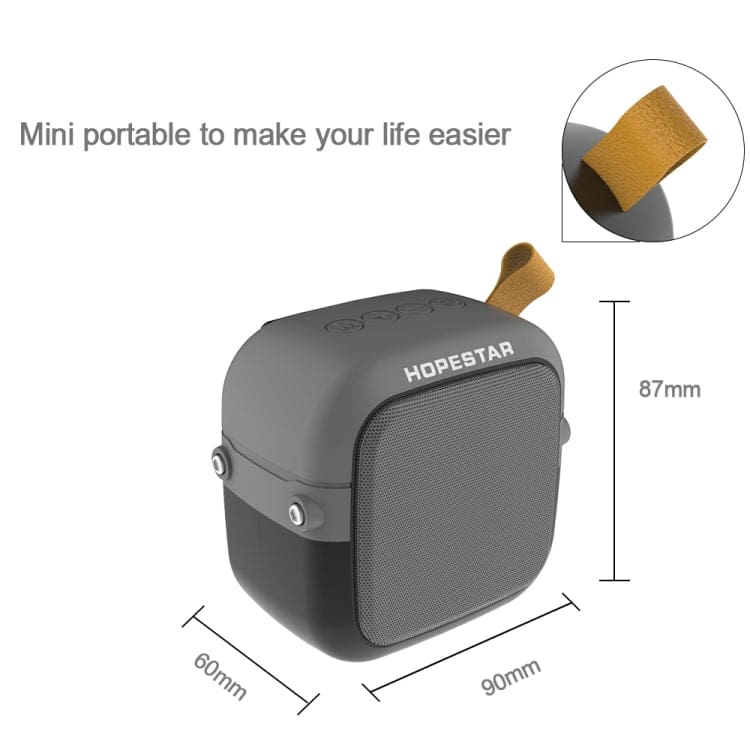 Hopestar T5Mini Bluetooth Speaker, 500mAh Battery, Compact Mini Size