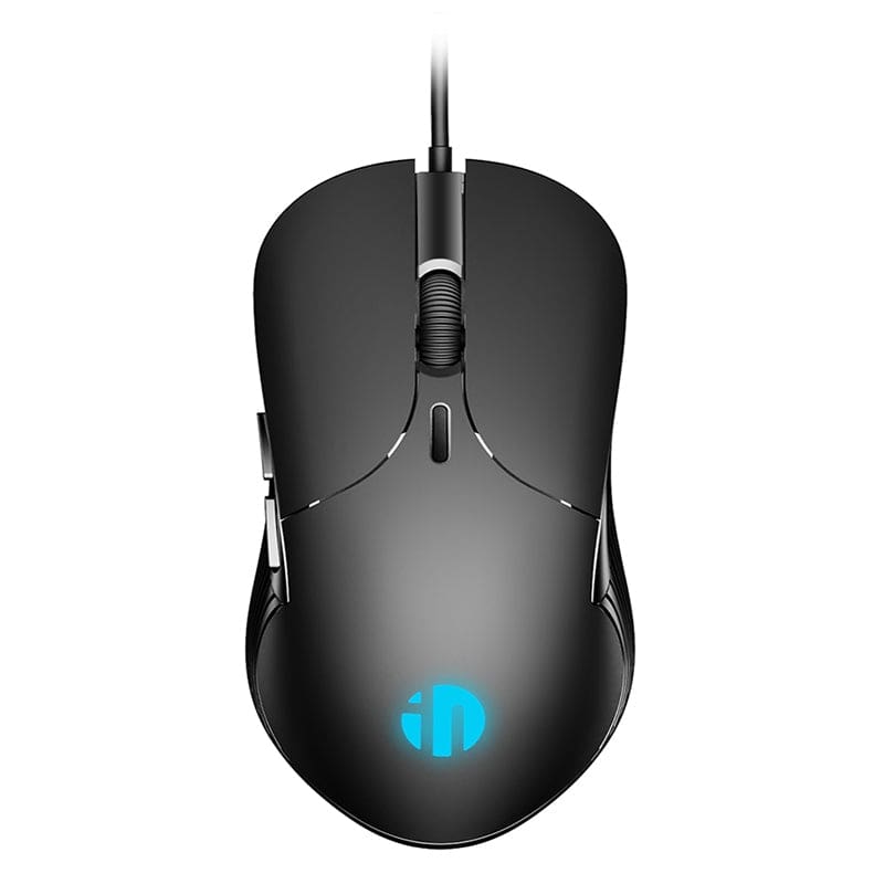 inphic B1 Wired USB 4800 DPI Optical Mouse, 5 Buttons, Scroll Wheel, LED