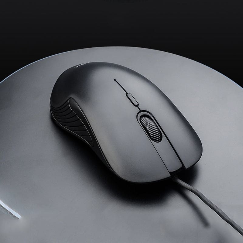 inphic B1 Wired USB 4800 DPI Optical Mouse, 5 Buttons, Scroll Wheel, LED