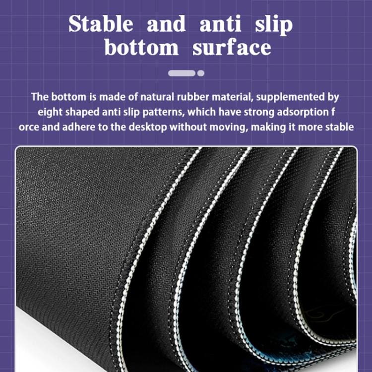 Japanese Pattern 600x300mm Desktop Mouse Pad, Non-Slip, Rubber Backed