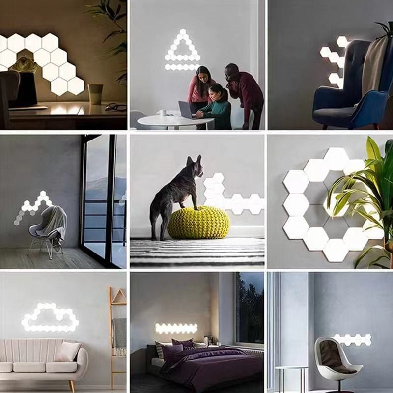Symphony LED Ambient Light Tiles, Wi-Fi App Control, Multiple Patterns, 12 tile pack