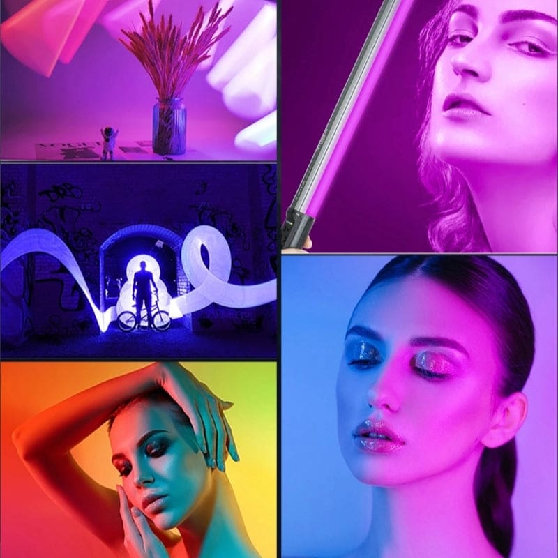 Vloglite W150RGB-I Handheld LED Photography Video Fill Light, Rechargeable, 150 LEDs