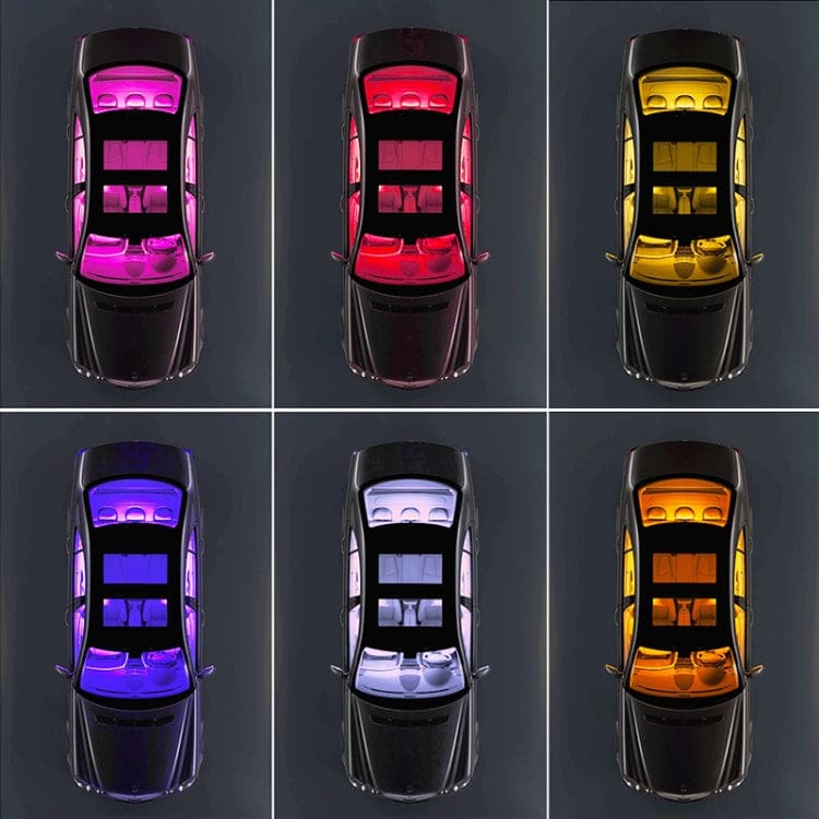 USB LED Ambient Light Bar Set, Car or Home, Bluetooth Phone App
