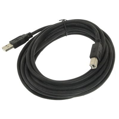 USB 2.0 Type A Male to Type B Male Printer Cable, 5 Metre Length