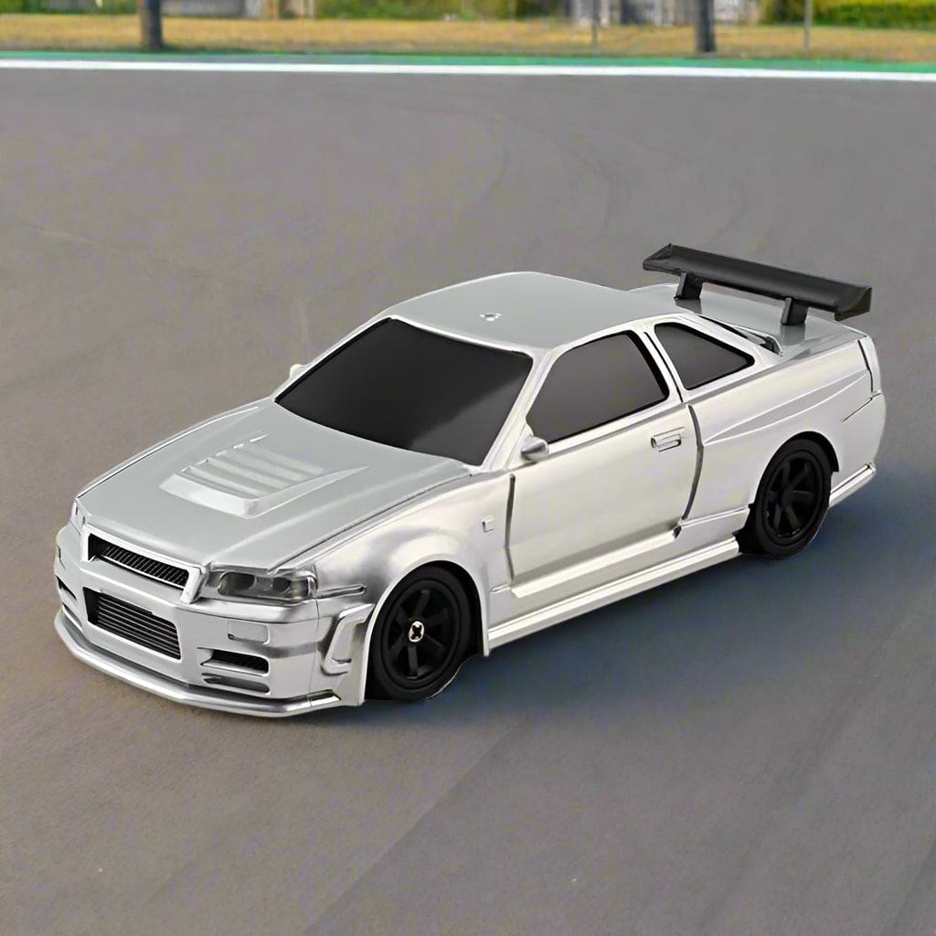 4301G 1:43 Scale RC 4WD Gyro Assist Drift Car, LED Lights, Drift and Race Tyres