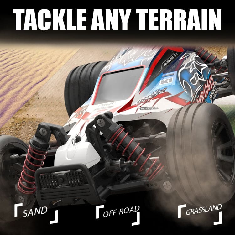 Enoze Powersport 4WD RC Buggy, LEDs, Max 40km/h, Proportional Control, RTR