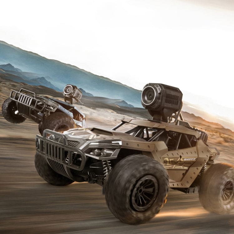 Heliway FPV CAMERA RC Defender Buggy, Proportional Controller, 2WD, Thick Tread Tyres, 4 Wheel Suspension, 720p Camera, App