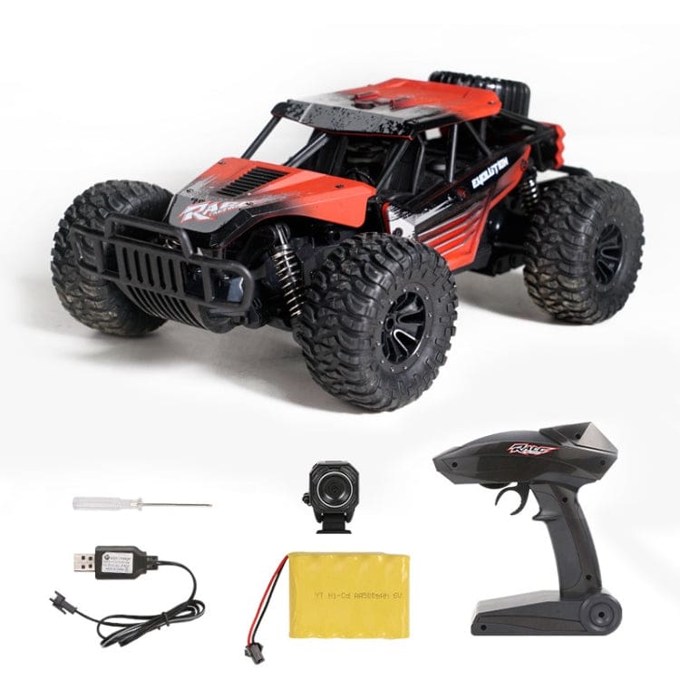 Heliway FPV CAMERA RC Defender Buggy, Proportional Controller, 2WD, Thick Tread Tyres, 4 Wheel Suspension, 720p Camera, App