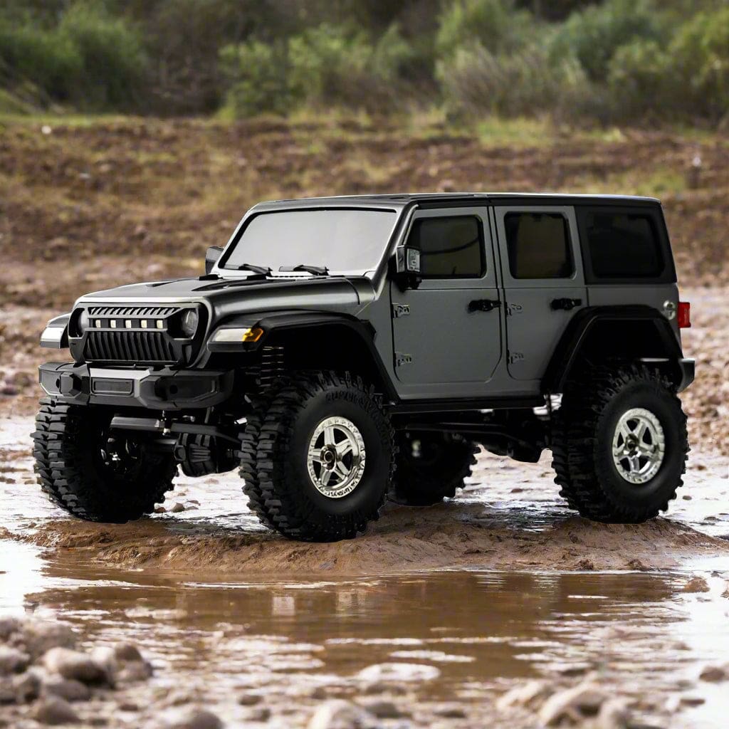 JJRC RC C8801 4WD Rock Crawler, Throttle Limits, LED Lights, Metal Gear Servo