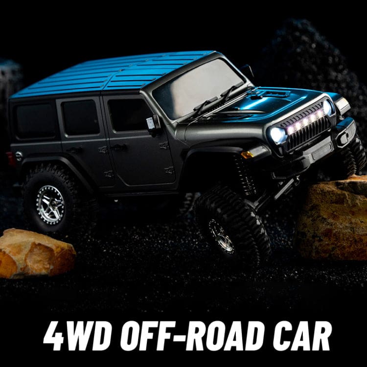 JJRC RC C8801 4WD Rock Crawler, Throttle Limits, LED Lights, Metal Gear Servo