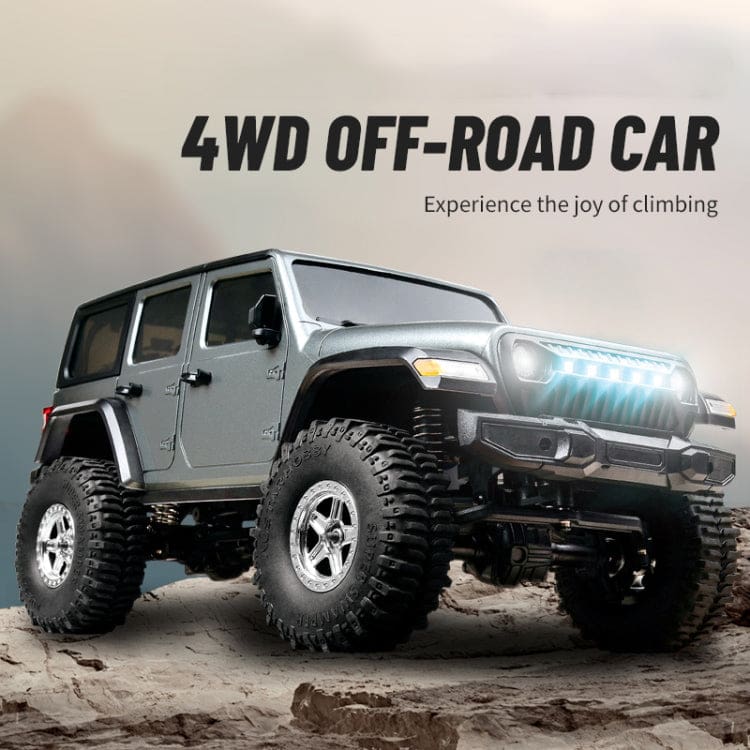 JJRC RC C8801 4WD Rock Crawler, Throttle Limits, LED Lights, Metal Gear Servo