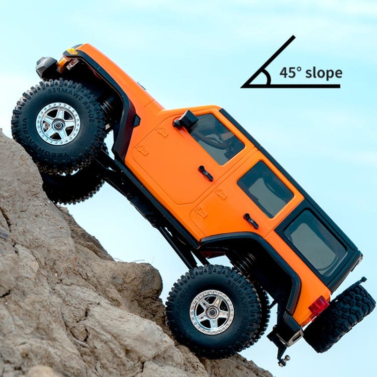 JJRC RC C8801 4WD Rock Crawler, Throttle Limits, LED Lights, Metal Gear Servo