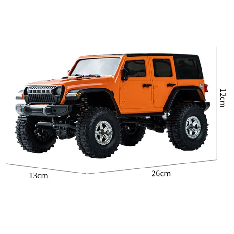 JJRC RC C8801 4WD Rock Crawler, Throttle Limits, LED Lights, Metal Gear Servo