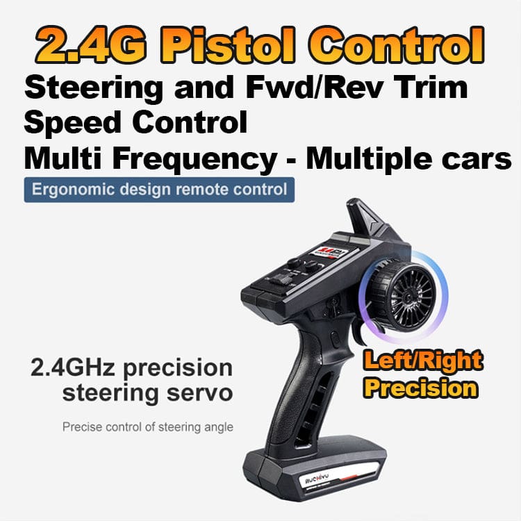 JJRC RC Q132C 4WD Off Roader, Up to 38km/h, 390 Brushless Motor, Metal parts, LED Lights