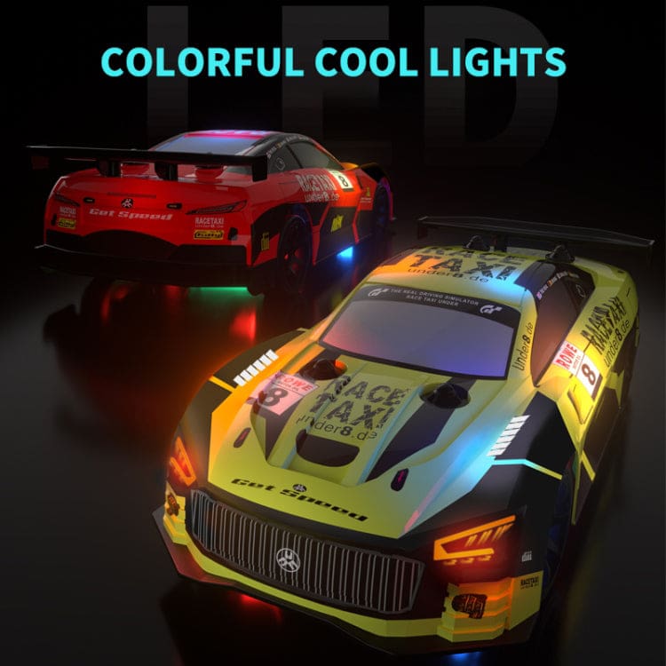 JJRC RC Q165 Drift Sports Car, Coloured LEDs, 4WD, Drift and race Tyres