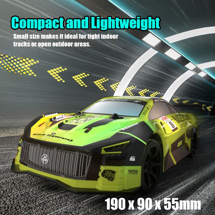 JJRC RC Q165 Drift Sports Car, Coloured LEDs, 4WD, Drift and race Tyres