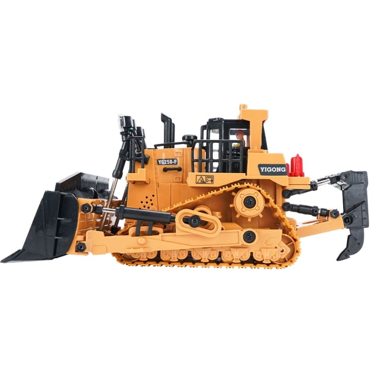 NC-258B RC Bulldozer, Metal Blade, Engine Sounds, Headlights, Rubber Tracks