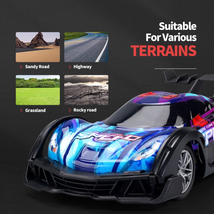 NC-Q170 RC Sports Car, LEDs, 500mAh Battery, Easy to Control, RTR