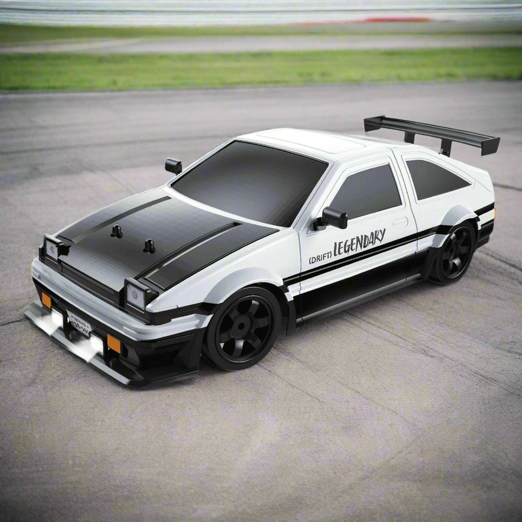 SC16 RC 4WD Drift Car, Dual Motor, 1:16 Scale, LED Lights, Simulated Exhaust Smoke