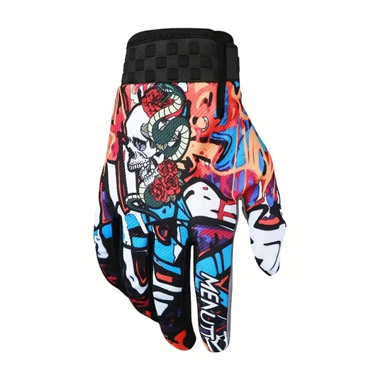 Manutt Multi-Colour Snake Racing Gloves