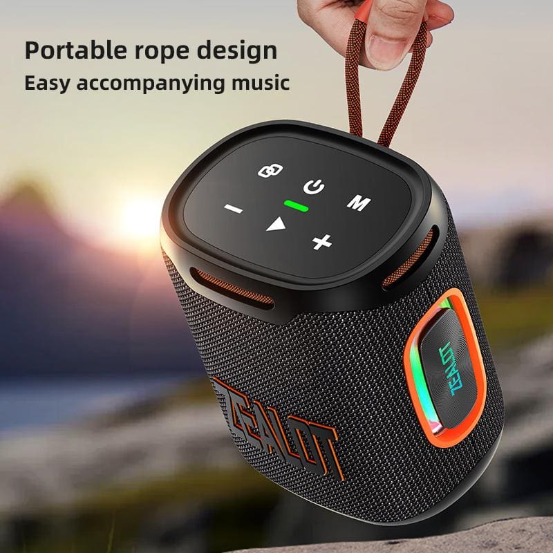 Zealot S122 25W Bluetooth Speaker, LED Lights, 6000mAh Rechargeable Battery