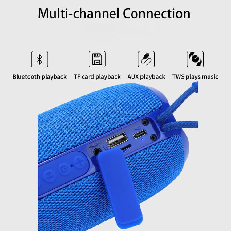 T&G TG653 5W Bluetooth Speaker, LED Lights, 1000mAh Rechargeable Battery