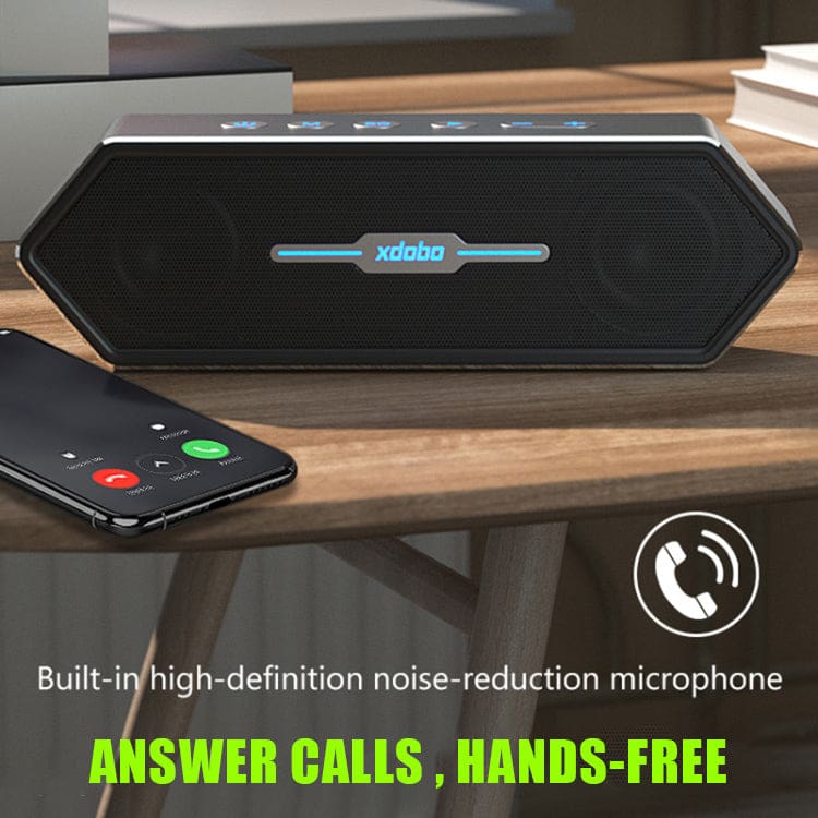 XDOBO Nirvana 50W Bluetooth Gaming Speaker, Big 6600mAh Battery, Metal Body