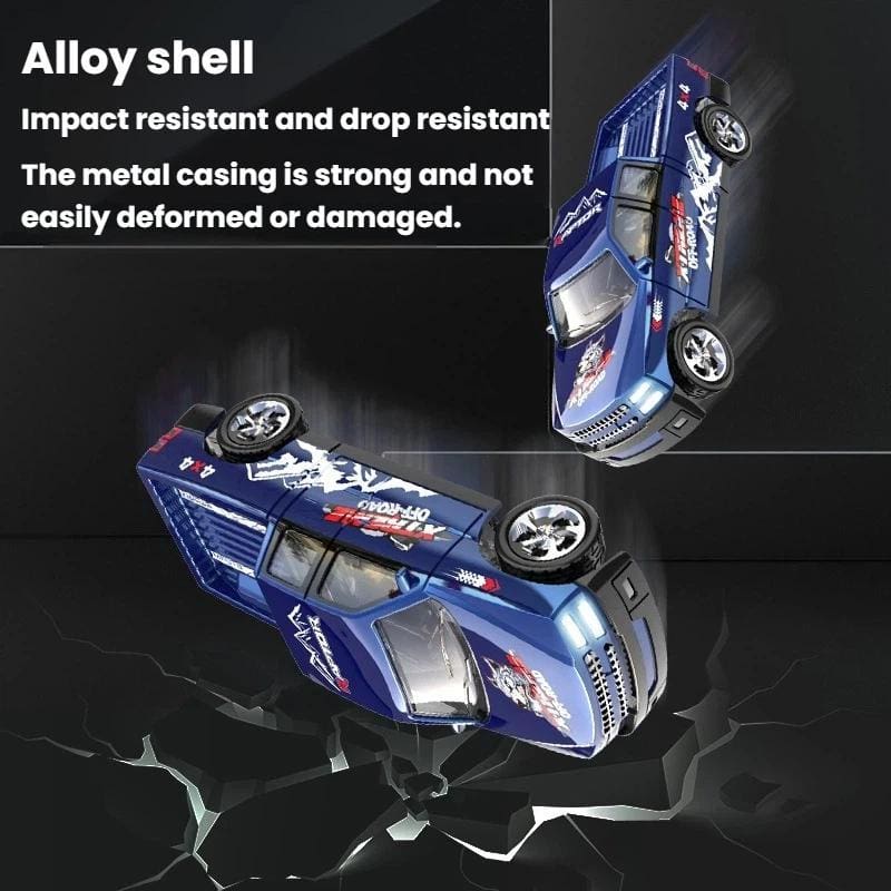 1:64 Mini Alloy RC Car with Lights | Metal Alloy | Trailer
