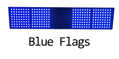 RaceCraftsNZ Grid Lights (5-Panel Matrix), Displays Flags, Lap Times, Patterns