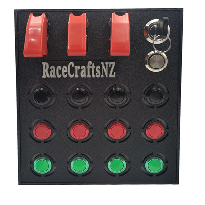 RaceCraftsNZ Delta 12 Button Box - For Racing, Truck and Flight Simulators and as a Universal Controller Box