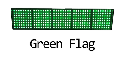 RaceCraftsNZ Grid Lights (5-Panel Matrix), Displays Flags, Lap Times, Patterns