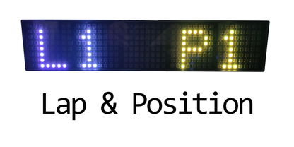 RaceCraftsNZ Grid Lights (5-Panel Matrix), Displays Flags, Lap Times, Patterns