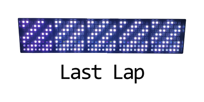 RaceCraftsNZ Grid Lights (5-Panel Matrix), Displays Flags, Lap Times, Patterns