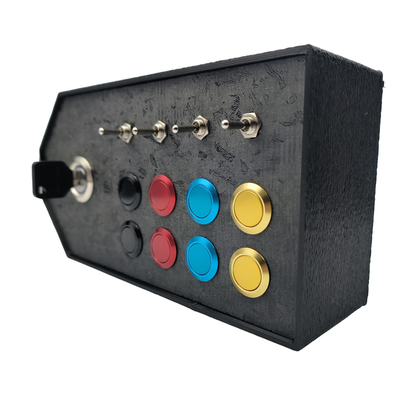 RaceCraftsNZ RC05 Button Box, 8x Buttons, 4 Switches, Realistic Key Switch
