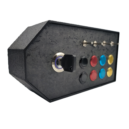 RaceCraftsNZ RC05 Button Box, 8x Buttons, 4 Switches, Realistic Key Switch