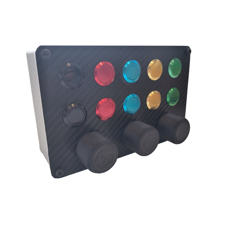 RaceCraftsNZ RC0CBN Simracing Button Box – Total Control at Your Fingertips