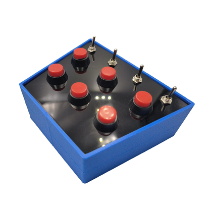 RaceCraftsNZ RCLITE - Compact Sim Racing Button Box, 10 Buttons