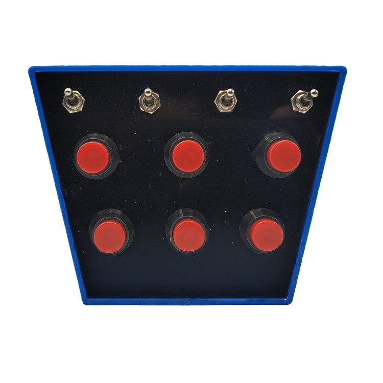 RaceCraftsNZ RCLITE - Compact Sim Racing Button Box, 10 Buttons