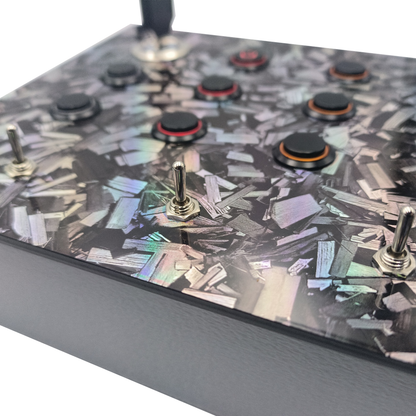 RaceCraftsNZ RCV1A Sim Racing Button Box – Forged Carbon Edition 🏎️🏁