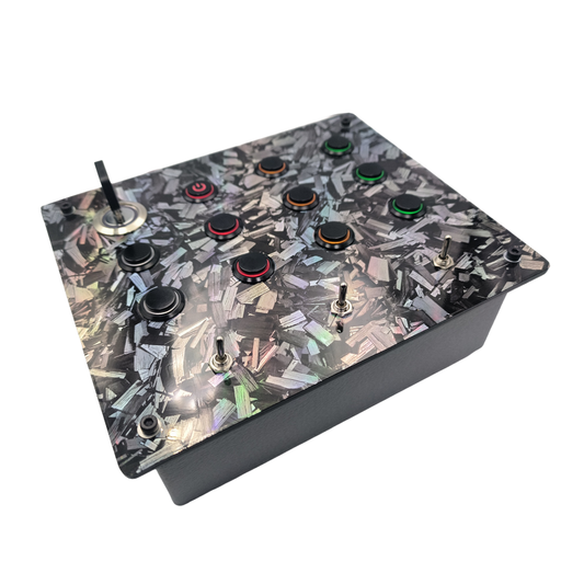 RaceCraftsNZ RCV1A Sim Racing Button Box – Forged Carbon Edition 🏎️🏁