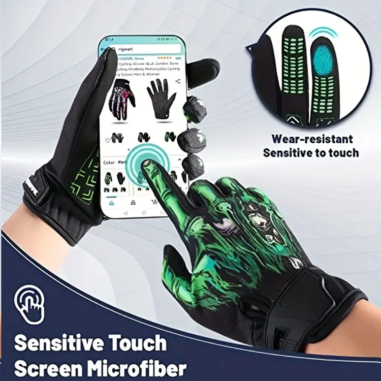 Rigwarl Skeleton Rose Racing Gloves RaceCrafts