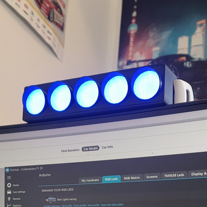 RCNZ Starting Grid Lights, 40 LEDS, Programmable, Start Lights, Flags
